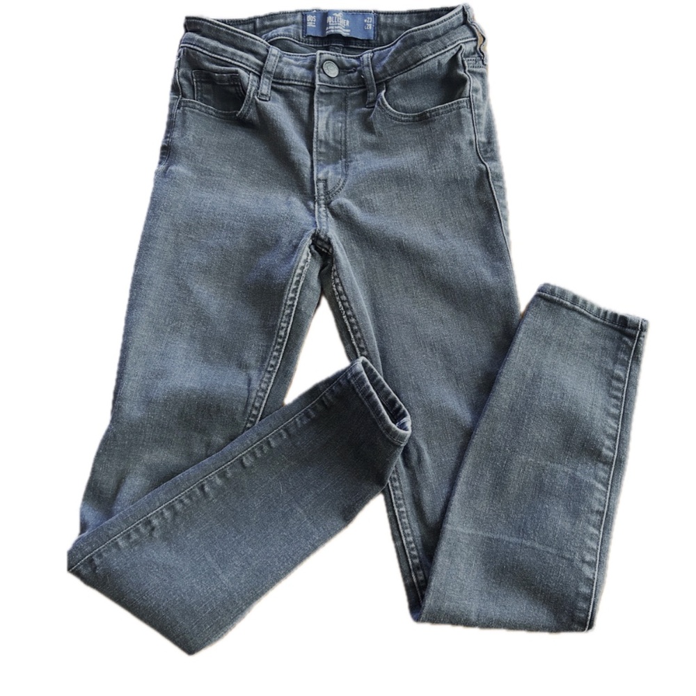 Hollister Black Mid-rise super skinny jeans